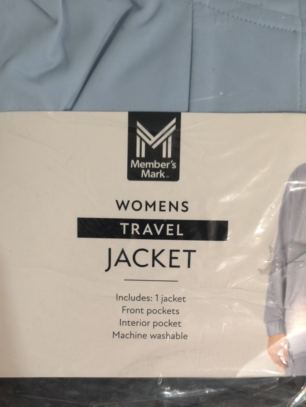 Member's Mark Women's Light Blue Travel Jacket - Picture 2 of 5